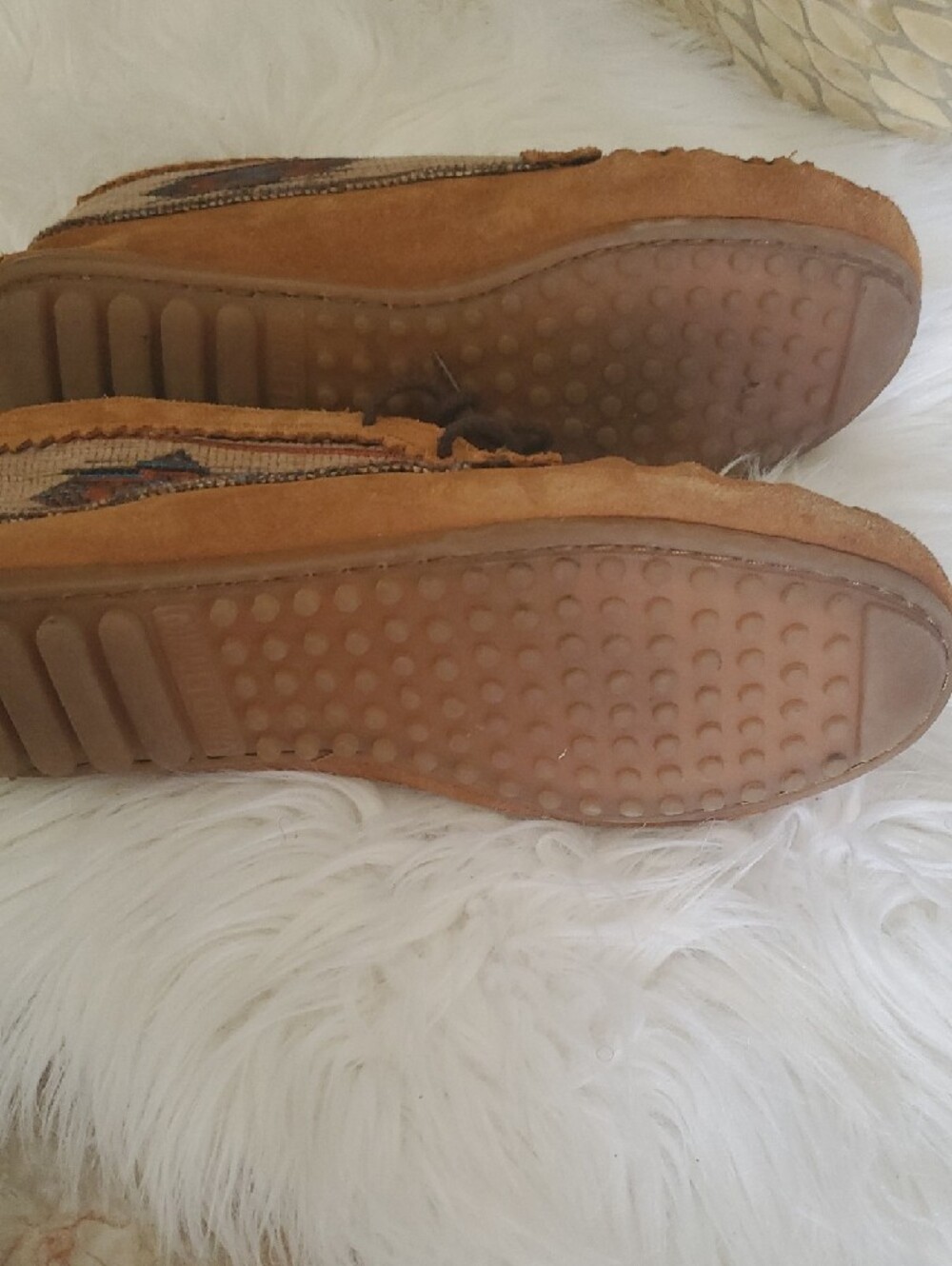 Minnetonka Chestnut Suede Chukka Moccasin Boots - Picture 5 of 12